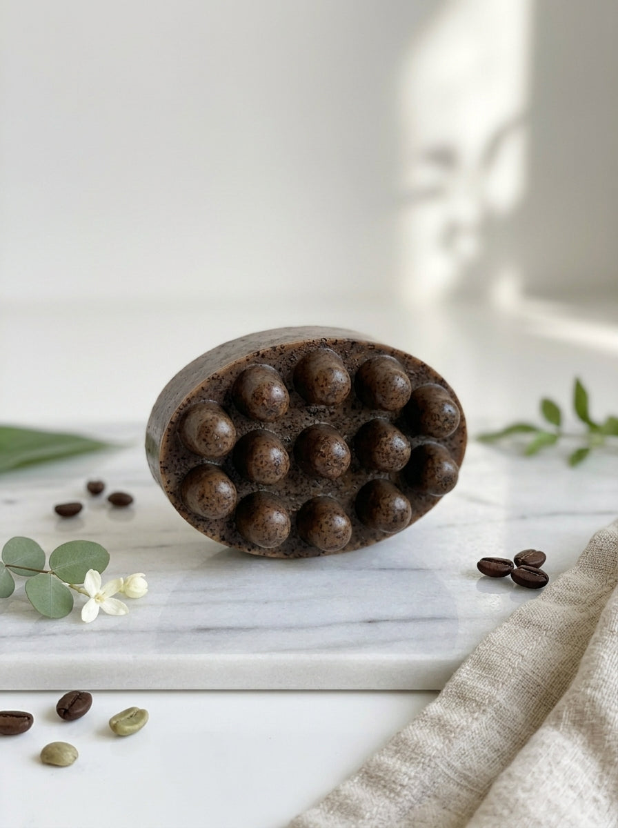 Jabón Exfoliante Energizante · Café & Naranja