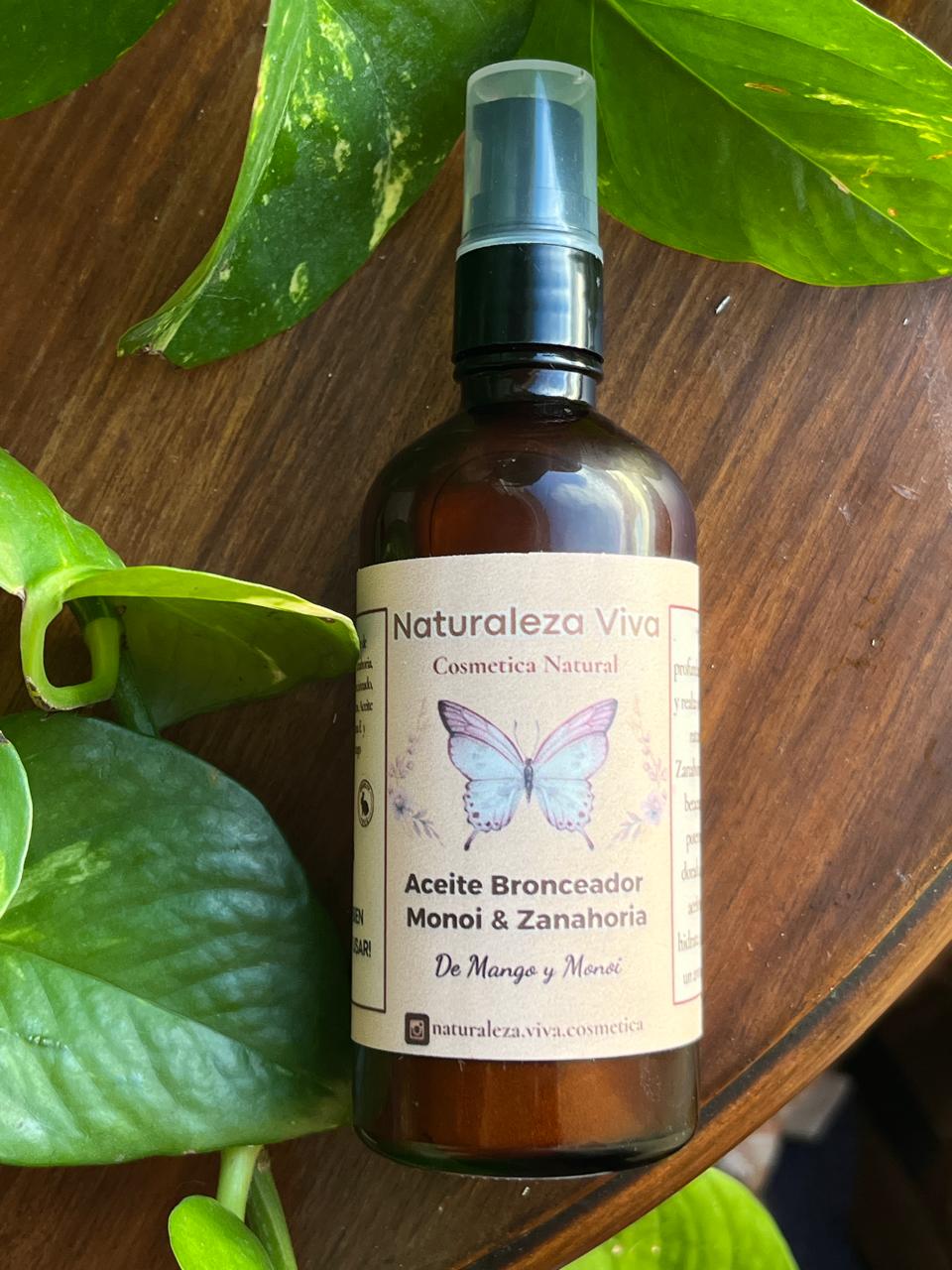 Aceite Bronceador de Monoi & Zanahoria