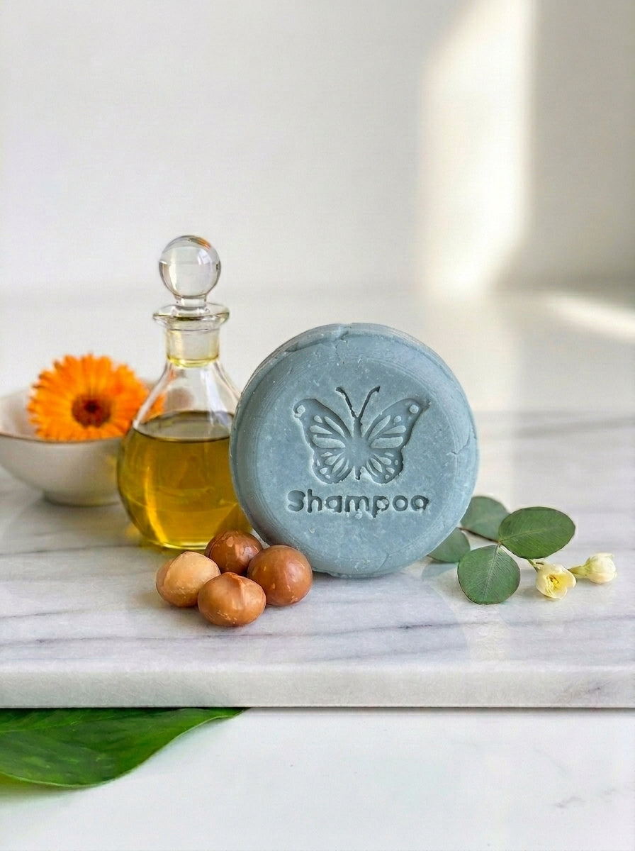 Shampoo Sólido Reparador · Palta & Macadamia